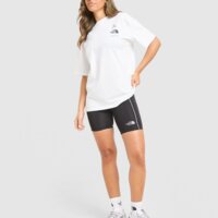 Koszulka damska THE NORTH FACE T-SHIRT OVERSIZE DARK MATTER nf0a8h86fn41 kolor biały