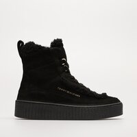 Damskie buty TOMMY HILFIGER ESSENTIAL LACE UP WARMBOOTIE fw0fw07503bds kolor czarny