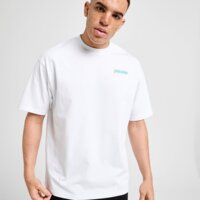 Koszulka męska UNLIKE HUMANS T-SHIRT GLOBE DEPT TEE WHT-WHT ulhtm10409010 kolor biały