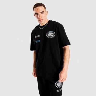HOODRICH T-SHIRT NOIR- OVERSIZED T-SHIRT