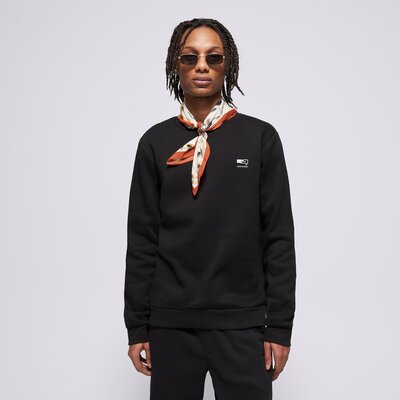 CONFRONT BLUZA SMALL LOGO CREW BLACK 