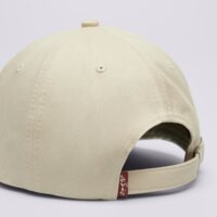 Damska  czapka z daszkiem LEVI'S CZAPKA LAZY GIRL LOGO CAP  000ag-0002 kolor beżowy