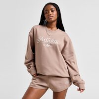 Damska bluza ADIDAS BLUZA SPORT CLUB CREW BRN/WH jh1240 kolor brązowy