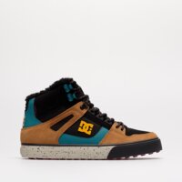 Męskie buty outdoor DC PURE HIGH-TOP WC WNT adys400047xkck kolor czarny