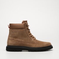 Męskie buty CALVIN KLEIN EVA MID LACEUP BOOT SUEDE ym0ym008020hd kolor brązowy
