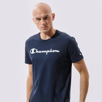 Koszulka męska CHAMPION T-SHIRT CREWNECK TEE 216957bs501 kolor granatowy