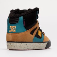 Męskie buty outdoor DC PURE HIGH-TOP WC WNT adys400047xkck kolor czarny