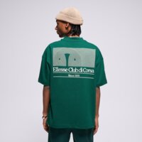 Koszulka męska ELLESSE T-SHIRT CLUB DI CORSA TEE DGREEN shb23147502 kolor zielony
