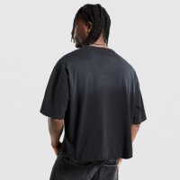 Koszulka męska SUPPLY&DEMAND T-SHIRT GLITTER TEE BLK-BLK suptm18431007 kolor czarny