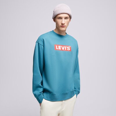 LEVI'S BLUZA RELAXD GRAPHIC CREW BLUES