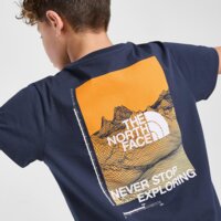Koszulka dziecięca THE NORTH FACE T-SHIRT GRADIENT T NAV nf0a8ehc8k21 kolor granatowy