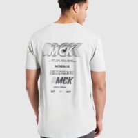 Koszulka męska MCKENZIE T-SHIRT STACK TEE GRY-HIR mcktm17077020 kolor szary