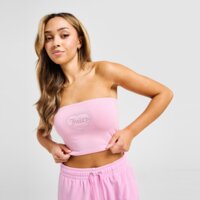 Top damski JUICY COUTURE TOP BANDEAU DIAMENTE HEART LOGO jcjdw399346 kolor różowy
