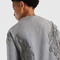 Koszulka dziecięca SUPPLY&DEMAND T-SHIRT DAR TEE suptjb17931171 kolor szary