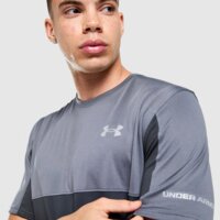 Koszulka męska UNDER ARMOUR T-SHIRT TECH HYBRID SS 6007954-016 kolor szary