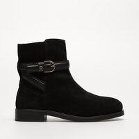 Damskie buty TOMMY HILFIGER ELEVATED ESSENTIAL BOOT SUEDE fw0fw07482bds kolor czarny