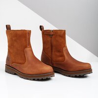 Buty dziecięce TIMBERLAND COURMA KID WARM LINEDBOOT tb1a28n53581 kolor brązowy
