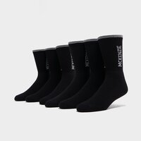 Damskie skarpetki MCKENZIE 6-PACK CREW SOCKS  mckaa15457b kolor czarny