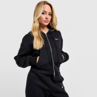 Damska bluza NIKE BLUZA ROZPINANA Z KAPTUREM W NSW PHNX FLC CRP hv2426-010 kolor czarny