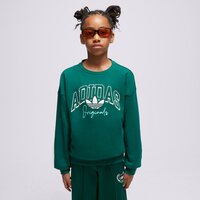Bluza dziecięca ADIDAS BLUZA CREW GIRL il5041 kolor zielony