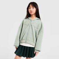 Bluza dziecięca PINK&SODA  BLUZA ROZPINANA Z KAPTUREM SAGE CROP psstjg11968723 kolor zielony