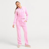 Damska bluza JUICY COUTURE BLUZA ROZPINANA Z KAPTUREM DMNT PNK jcjdw376346 kolor różowy