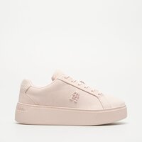 Damskie buty TOMMY HILFIGER PLATFORM COURT SNEAKER NUBUCK fw0fw07912tjq kolor różowy