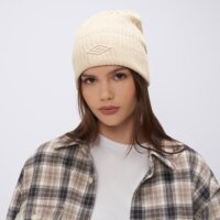 Damska czapka zimowa UMBRO CZAPKA UMBRO ESS BEIGE ul325hat10003 kolor beżowy