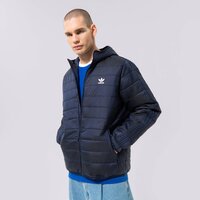 Męska kurtka zimowa ADIDAS KURTKA PUCHOWA PAD HOODED PUFF hl9210 kolor niebieski