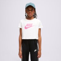 Koszulka dziecięca NIKE T-SHIRT (G)NSW FUTURA CRP T WH/PK SWEATSHIRT da6925-106 kolor biały
