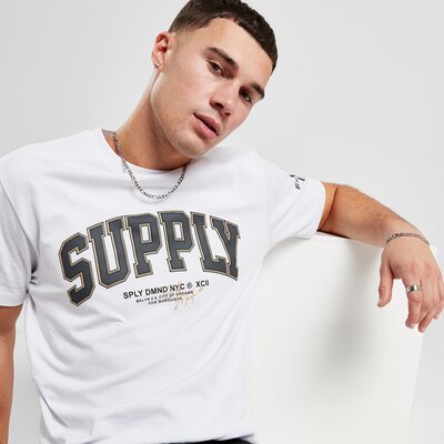 SUPPLY & DEMAND T-SHIRT RING TEE WHT
