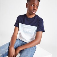 Koszulka dziecięca LACOSTE T-SHIRTCUT AND SEW TEE NVY/WH tj69521wc kolor granatowy