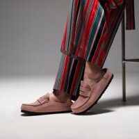 Klapki damskie BIRKENSTOCK NAPLES 1031683 kolor różowy