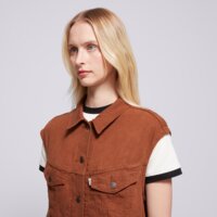 Damski bezrękawnik LEVI'S BEZRĘKAWNIK SHRUNKEN 90S VEST 001w2-0003 kolor brązowy