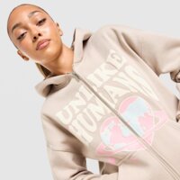 Damska bluza UNLIKE HUMANS BLUZA ROZPINANA Z KAPTUREM PROTECT ulhtw10347012 kolor beżowy