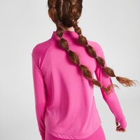 Bluza dziecięca NIKE BLUZA (G)(F) LS HZ RUN TOP BRPNK SWEATSHIRT dd7617-623 kolor różowy