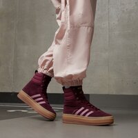 Damskie buty ADIDAS GAZELLE BOOT W id6882 kolor bordowy