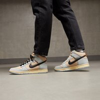 Męskie buty NIKE DUNK HI RETRO SE fj4191-200 kolor beżowy