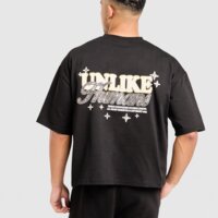 Koszulka męska UNLIKE HUMANS T-SHIRT STEEL TEE BLK-BLK ulhtm10509007 kolor czarny