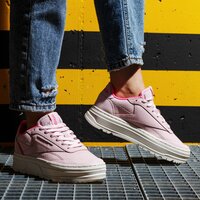 Damskie buty REEBOK CLUB C DOUBLE GEO h67829 kolor różowy