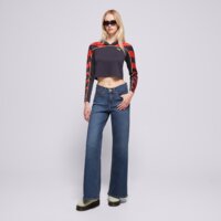 LEVI'S SPODNIE 318 SHAPING WIDE LEG 001pz-0001 kolor niebieski