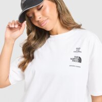 Koszulka damska THE NORTH FACE T-SHIRT OVERSIZE DARK MATTER nf0a8h86fn41 kolor biały
