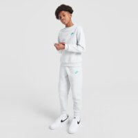 Bluza dziecięca NIKE BLUZA K NSW CLUB FLC CREW LS LBR B fd3006-025 kolor szary