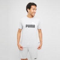Koszulka męska PUMA T-SHIRT ESS+ 2 COL LOGO TEE 58675904 kolor szary