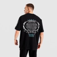 Koszulka męska HOODRICH T-SHIRT OVERSIZE NOIR hr02250006 kolor czarny