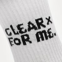 Damskie skarpetki S.NOW JOB SIZEER SOCKS "CLEAR FOR ME"  si123skd50001 kolor biały