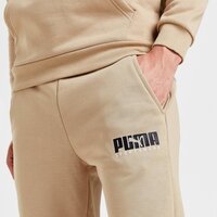 Spodnie męskie PUMA SPODNIE KEY GRAPHIC PANTS FL 62303630 kolor beżowy