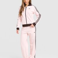 Damska bluza ADIDAS BLUZA ROZPINANA CLASSIC TT kc6854 kolor różowy