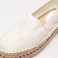 Damskie buty TOMMY HILFIGER TH EMBROIDERED FLATFORM fw0fw07014ybl kolor biały