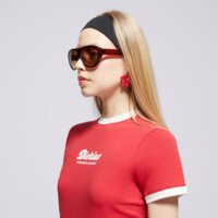 Koszulka damska DICKIES T-SHIRT LEWISTOWN RINGER SS TEE W dk0a4z8i0er1 kolor czerwony